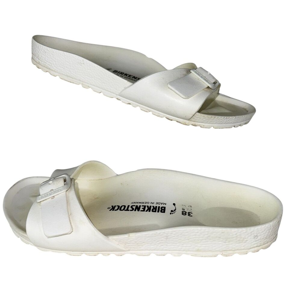 Birkenstock Women's White EVA Madrid Size 38 - Picture 4 of 8